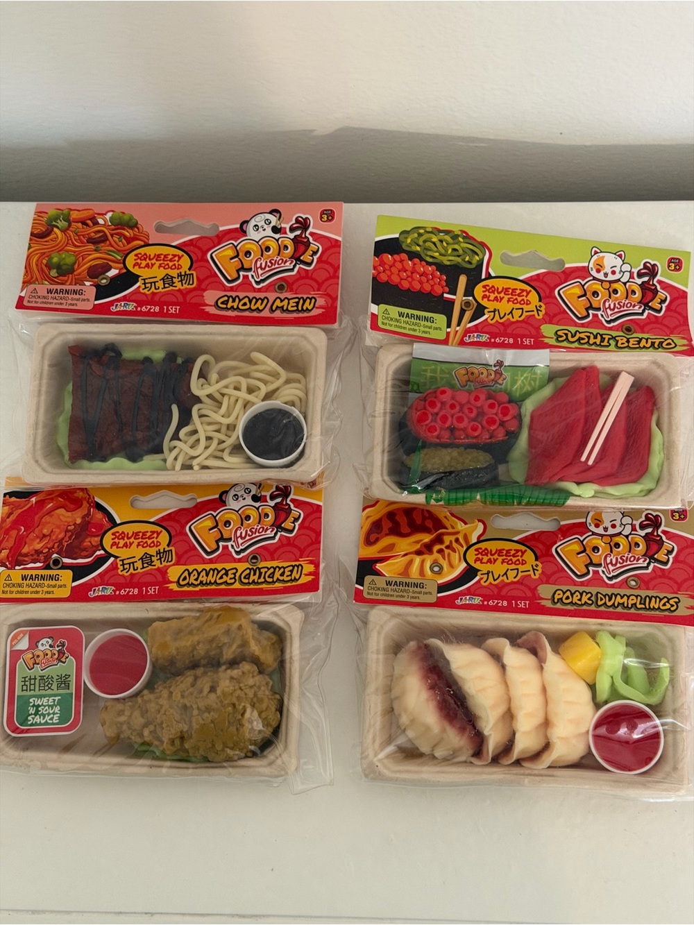 Foodie Fusion Squeezy Play Food Set - 4 Meals